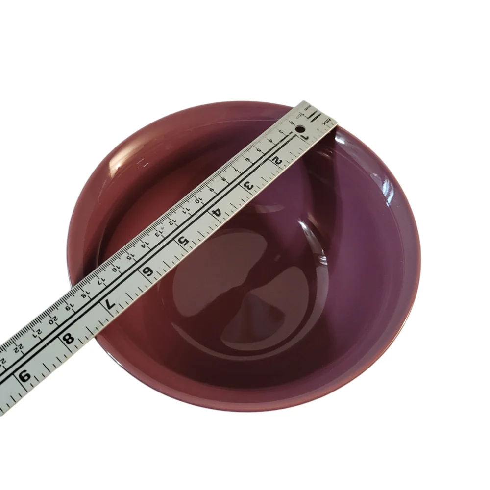 Temptations by Tara Fruit Basket Pattern Bowl Plum